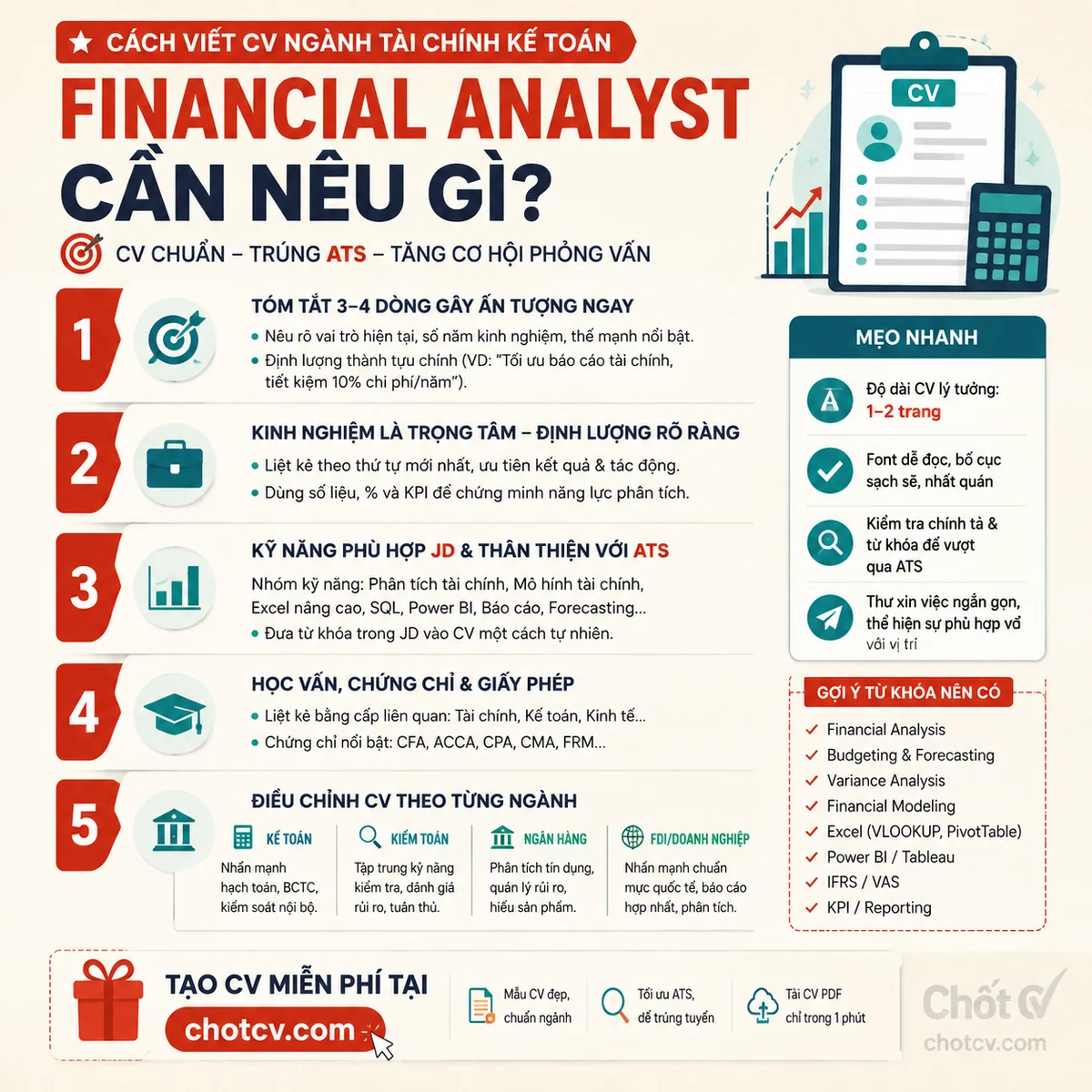 How to Write a Finance & Accounting CV — What Analysts Should Highlight