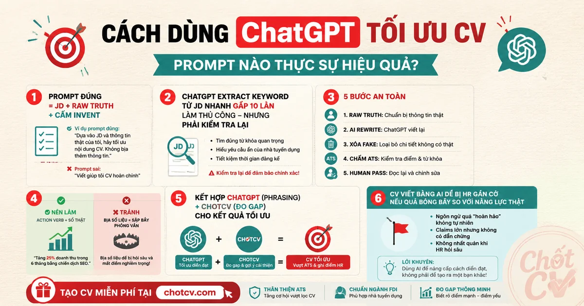 How to Use ChatGPT to Optimize Your CV — Which Prompts Actually Work?
